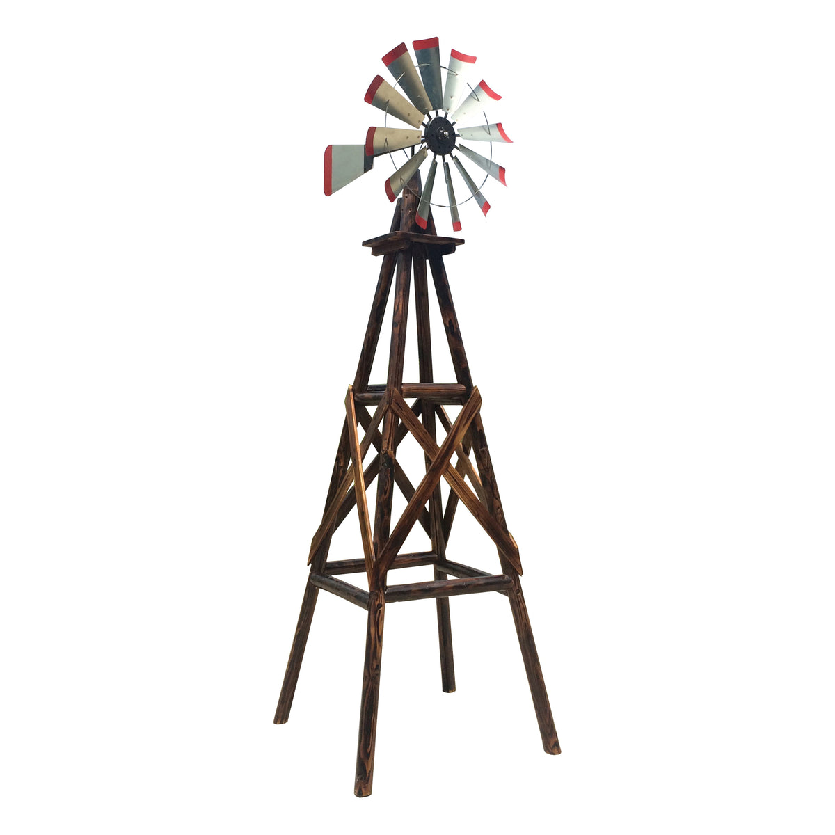 Leigh Country TX 93485 Char-Log Windmill, 9 ft H Tower