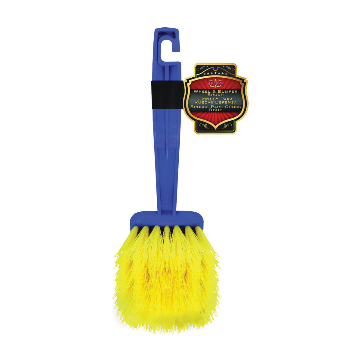 SM ARNOLD SELECT 25-610 Wheel and Bumper Brush, 2 in L Trim, 9-1/2 in OAL, Polypropylene Trim, Plastic Handle