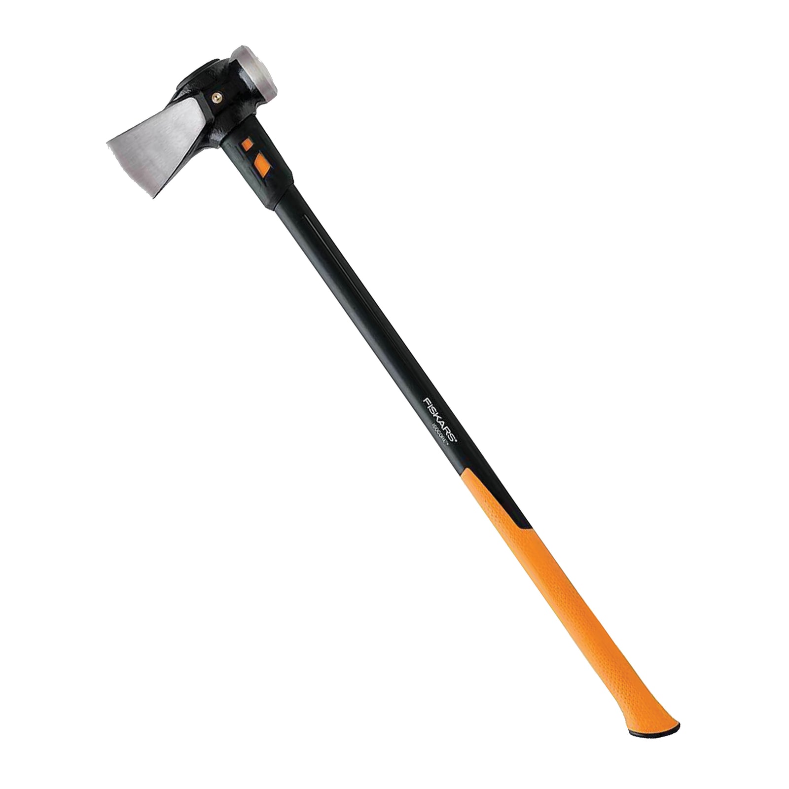 FISKARS IsoCore 751110-1001 Wood Splitting Maul, Premium Head, 128 oz Head, Steel Head, Wood Handle, 36 in OAL