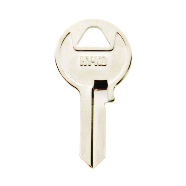HY-KO 11050M1 Key Blank, Brass, Nickel, For: Master Vehicle Locks