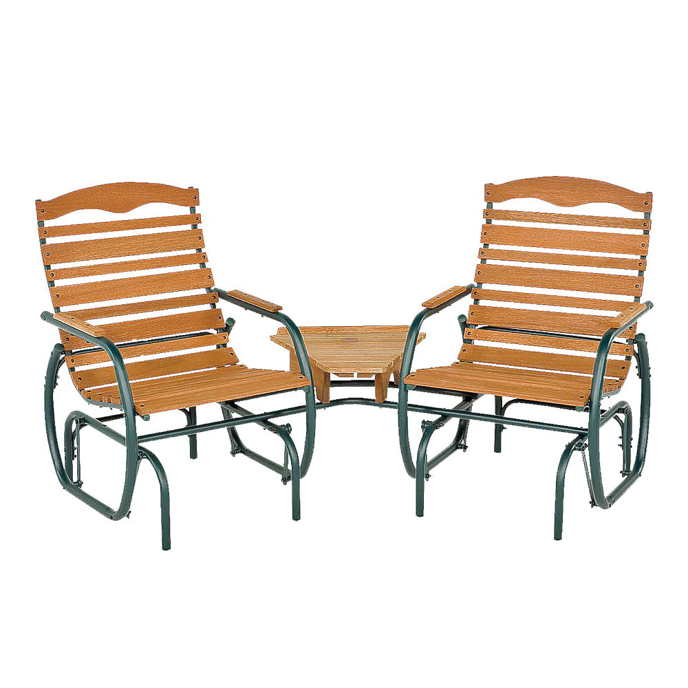 Seasonal Trends CG-43Z Glider Fin, 75-1/4 in W, 35-1/2 in D, 36-3/4 in H, 250 lb Seating, Bronze Frame
