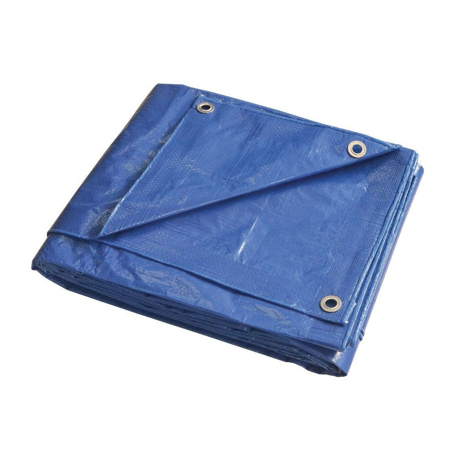 ProSource T2020BB90 Tarpaulin, 20 ft L, 20 ft W, 5 mil Thick, Polyethylene, Blue