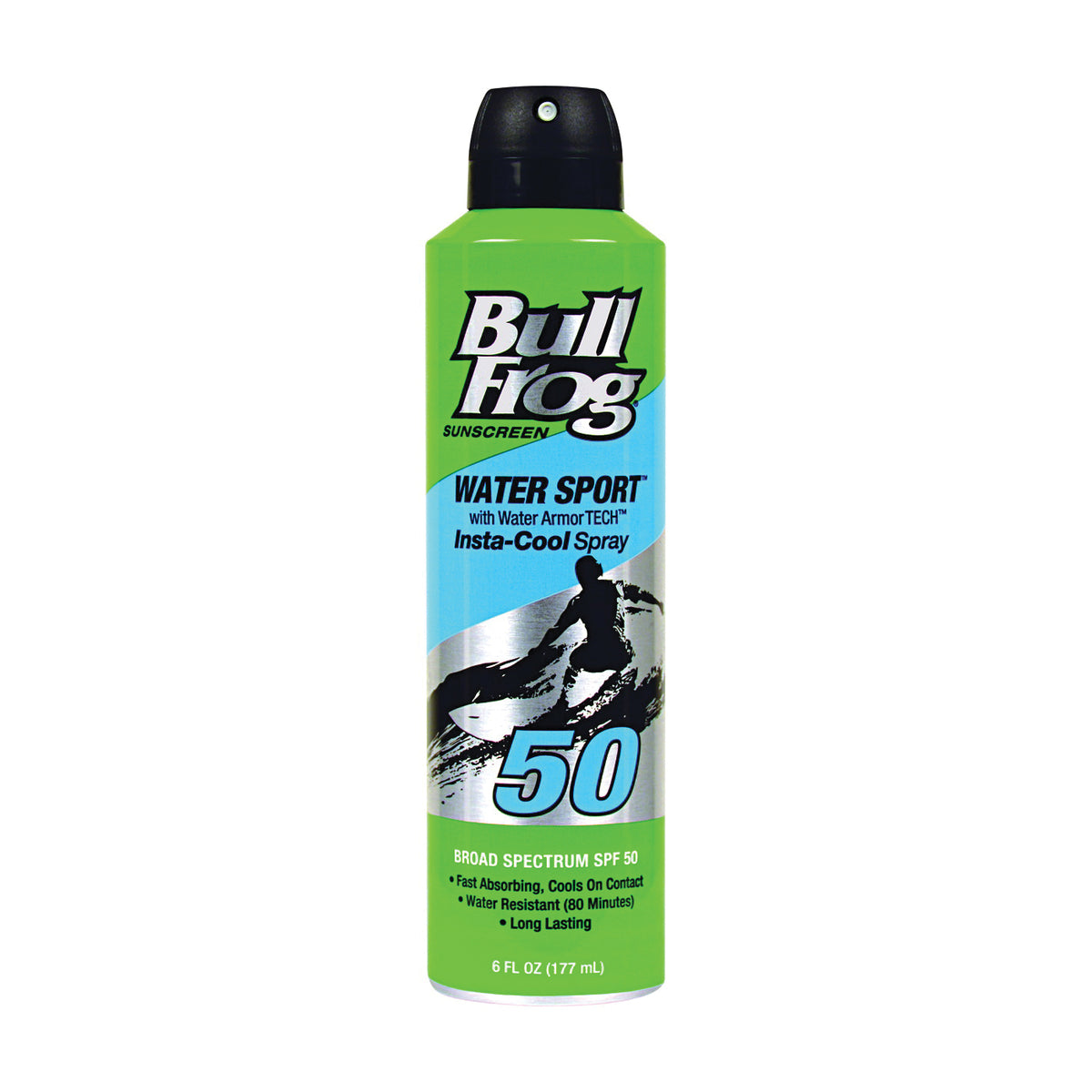 Bullfrog 31668-600-DM06 Sunscreen Spray, Clear, 6 oz