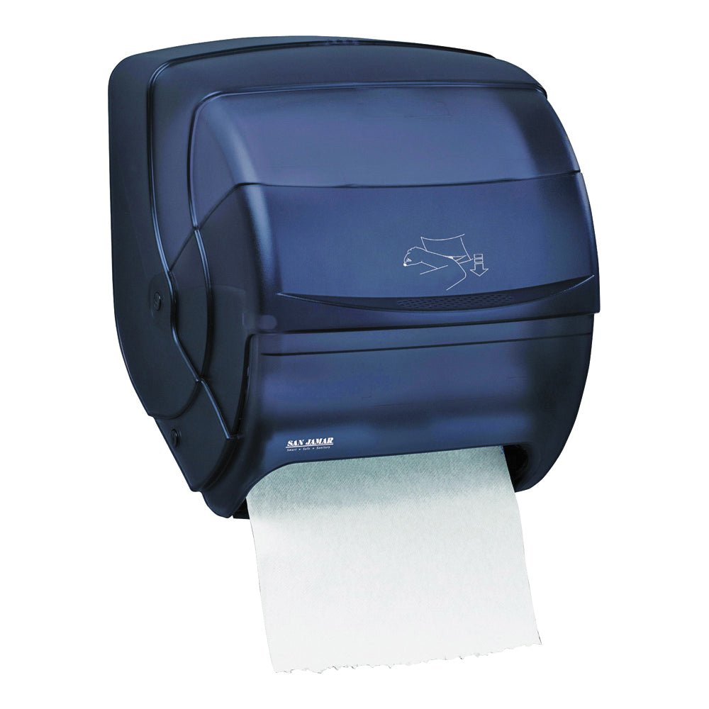 NORTH AMERICAN PAPER T850TBK Towel Dispenser, 8-1/4 in W Roll, 8-1/2 in Dia Roll, Plastic