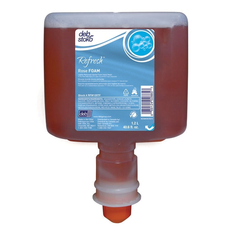 NORTH AMERICAN PAPER RFW120TF Hand Soap, Liquid, Pink, Fragrant, 1200 mL Cartridge