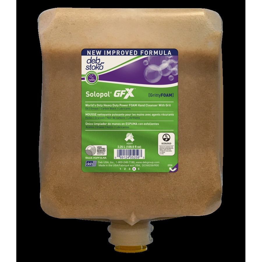 NORTH AMERICAN PAPER GPF3LNA Hand Soap, Liquid, Beige Yellow, Characteristic, 3.25 L