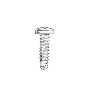 Teks 21364 Screw, #8 Thread, 3/4 in L, Coarse Thread, Pan Head, Phillips Drive, Self-Drilling, Self-Tapping Point, Steel