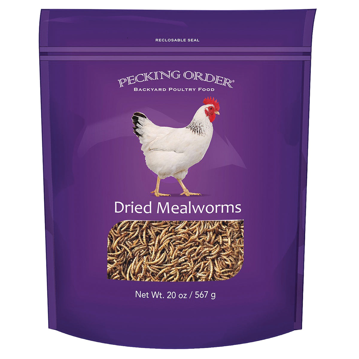 Pecking Order 009331 Chicken Mealworm Treat, 20 oz Bag