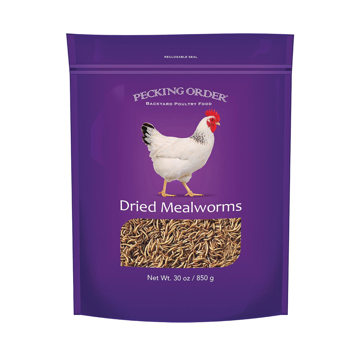 Pecking Order 009332 Chicken Mealworm Treat, 30 oz Bag