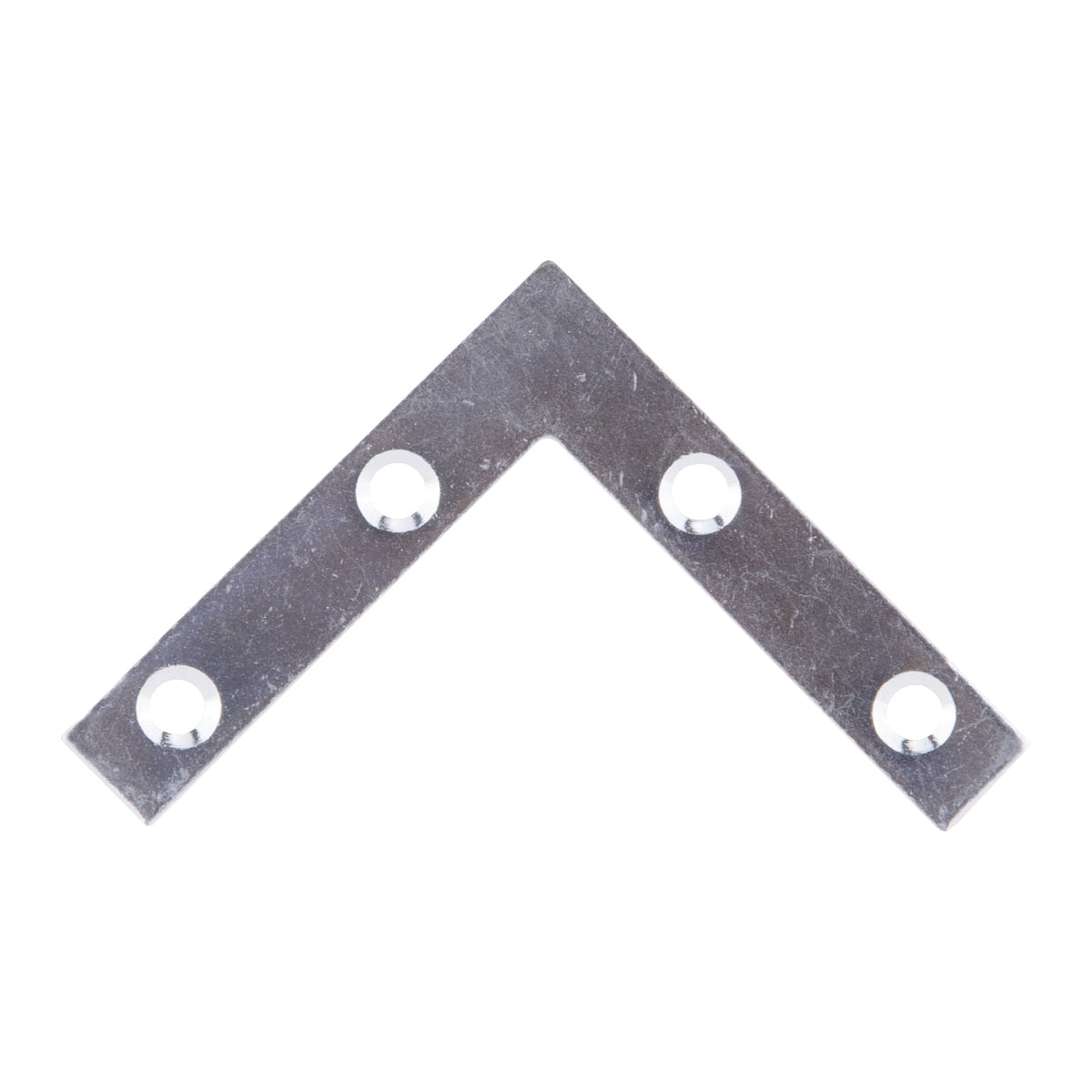 Prosource FC-Z02-013L Corner Brace, 2 in L, 2 in W, 3/8 in H, Steel, Zinc-Plated, 1.6 mm Thick Material