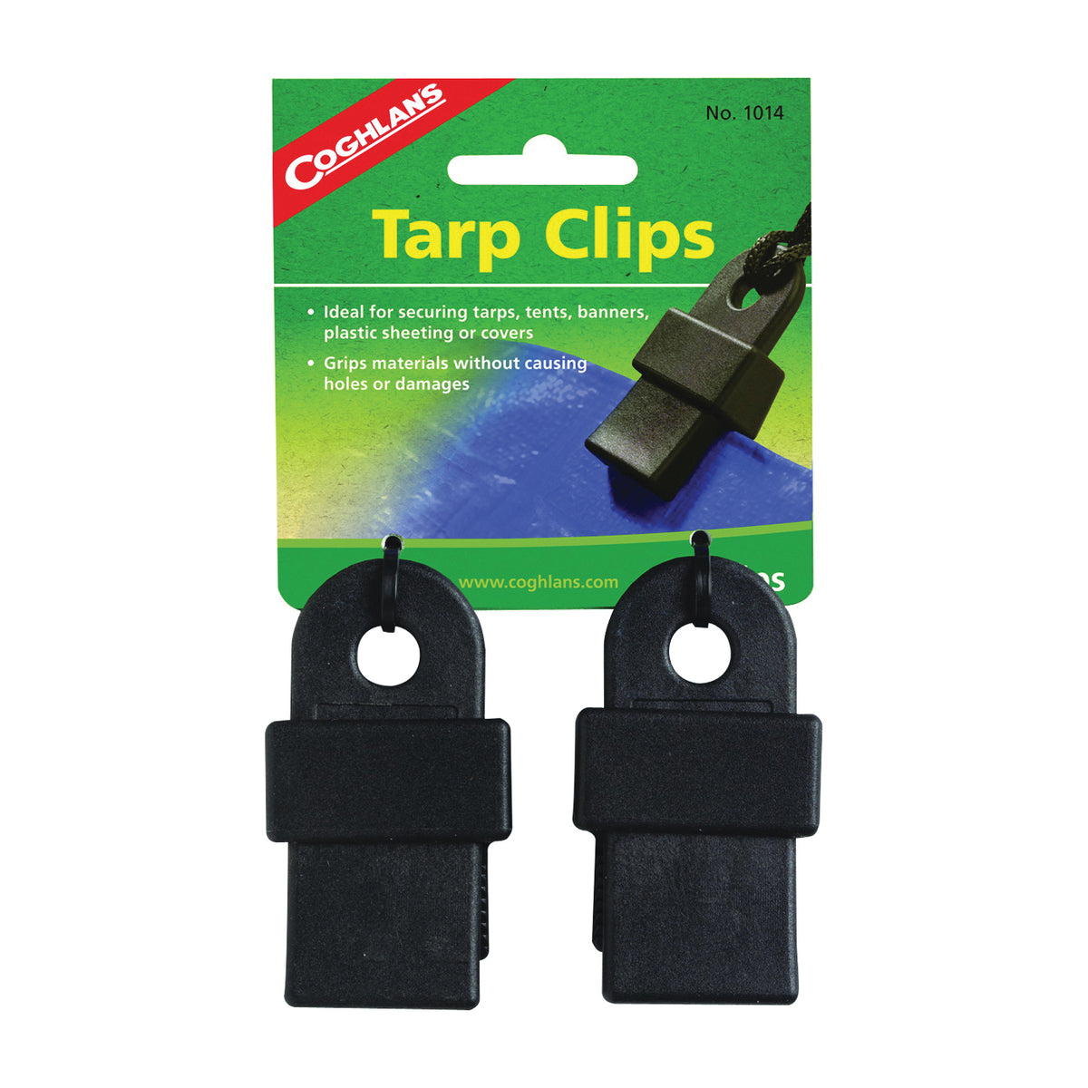 COGHLAN'S 1014 Tarp Clip, Plastic