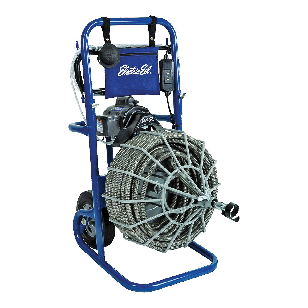 ELECTRIC EEL RK-3/4IC100 Drain Cleaner, Electric, 3/4 in Dia Cable, 100 ft L Cable