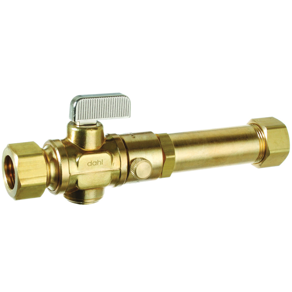 DAHL 521LB-33-33LD-CLM Replacement Valve, 5/8 x 5/8 in Connection, Compression, Manual Actuator, Brass Body