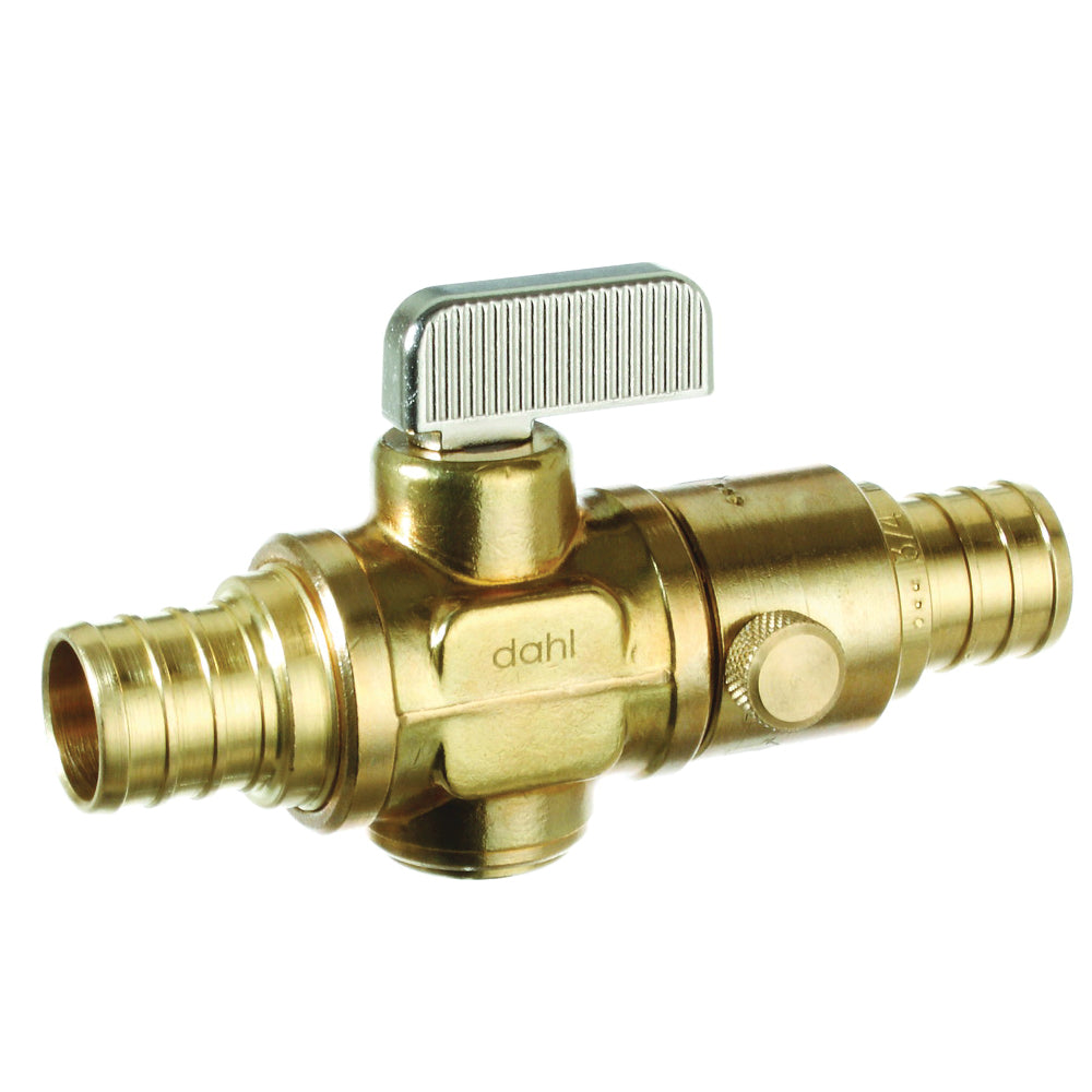 DAHL 521-PX5-PX5D-BAG Stop and Isolation Valve, 3/4 x 3/4 in Connection, Crimp, 250 psi Pressure, Manual Actuator