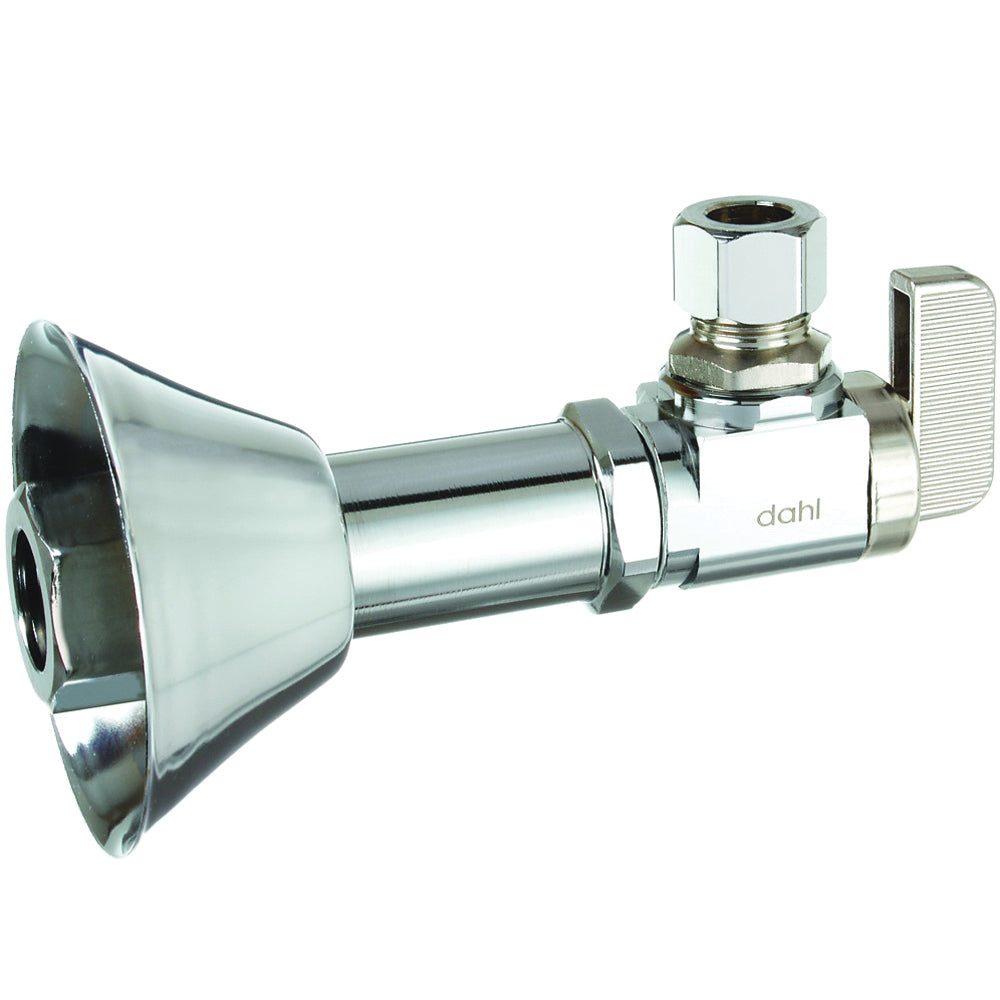 DAHL mini-ball 611-33LE-31 Finishing Valve, 5/8 x 3/8 in Connection, Compression, 250 psi Pressure, Manual Actuator