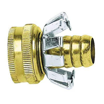 Gilmour C58F Hose Repair Coupler, 5/8 in, Female, Brass