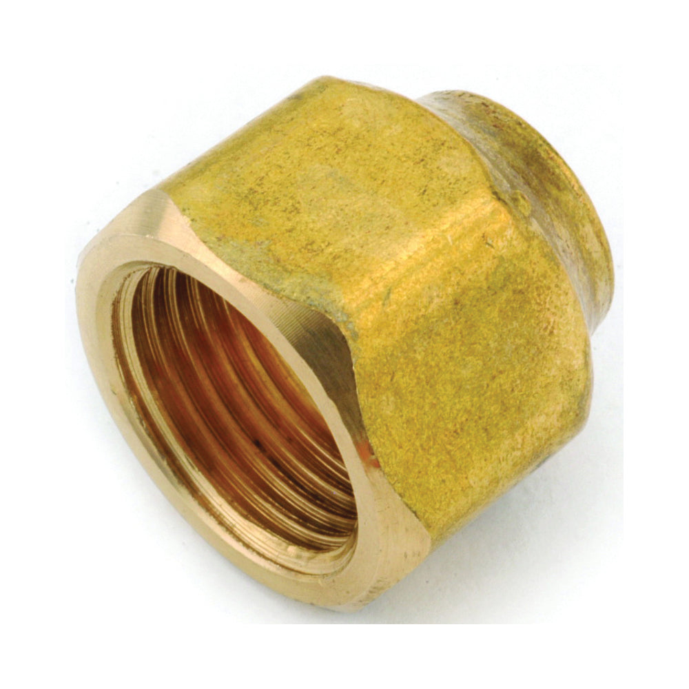 Anderson Metals 754020-0806 Nut, 1/2 x 3/8 in, Flare, Brass