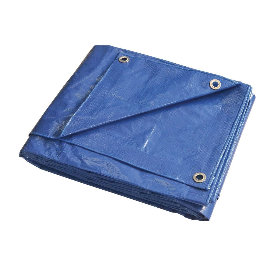 ProSource T3040BB90 Tarpaulin, 40 ft L, 30 ft W, 5 mil Thick, Polyethylene, Blue