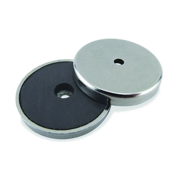 Magnet Source 07216 Round Base Magnet, Ceramic, 0.375 in ID x 1.42 in OD Dia, 0.283 in H
