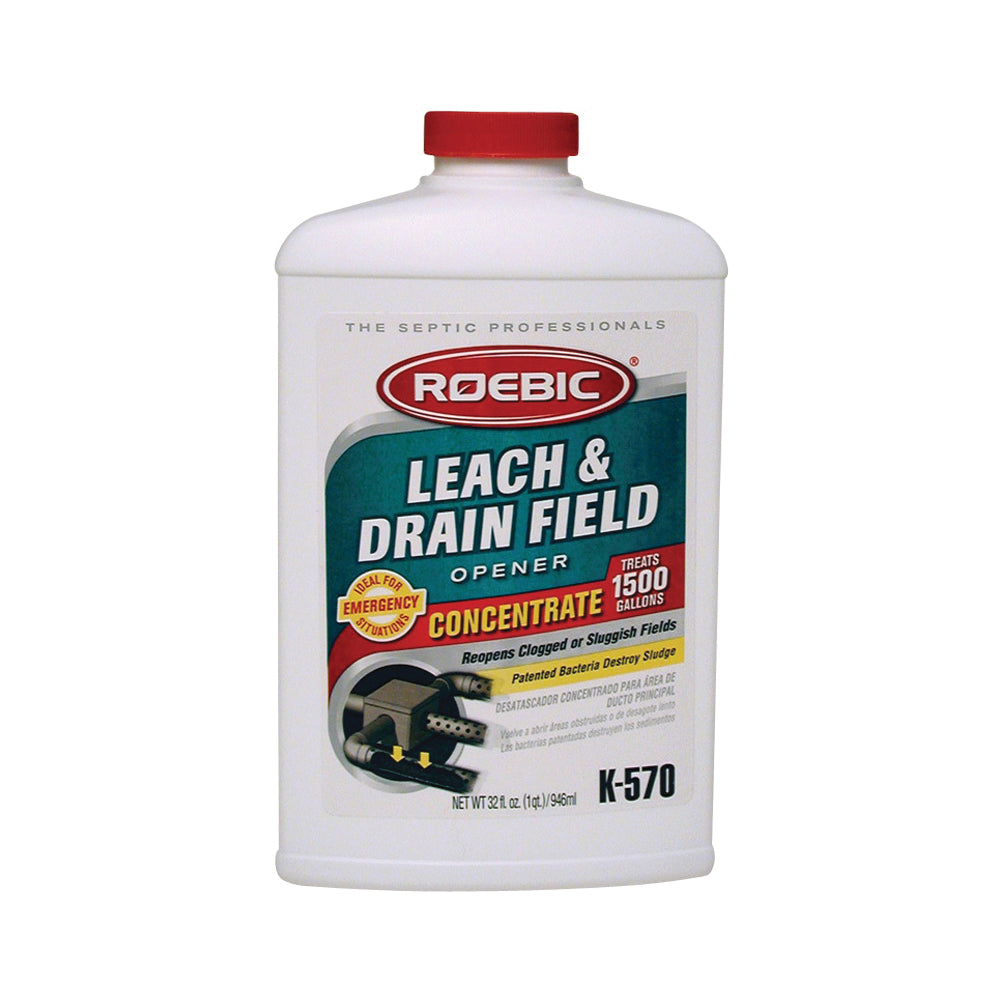 ROEBIC K-570 Leach and Drain Field Opener, Liquid, Clear, 1 qt