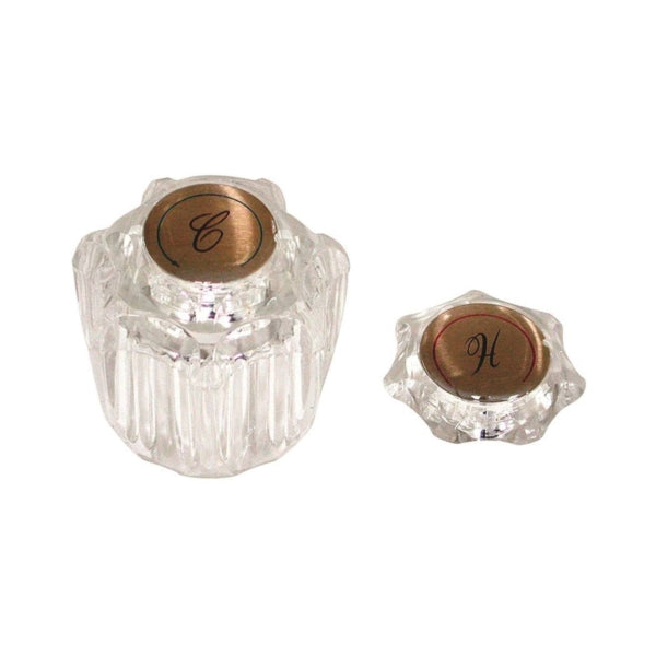 Danco 88049 Faucet Handle, Acrylic, For: Delta Delux Two Handle Kitchen, Lavatory Faucets