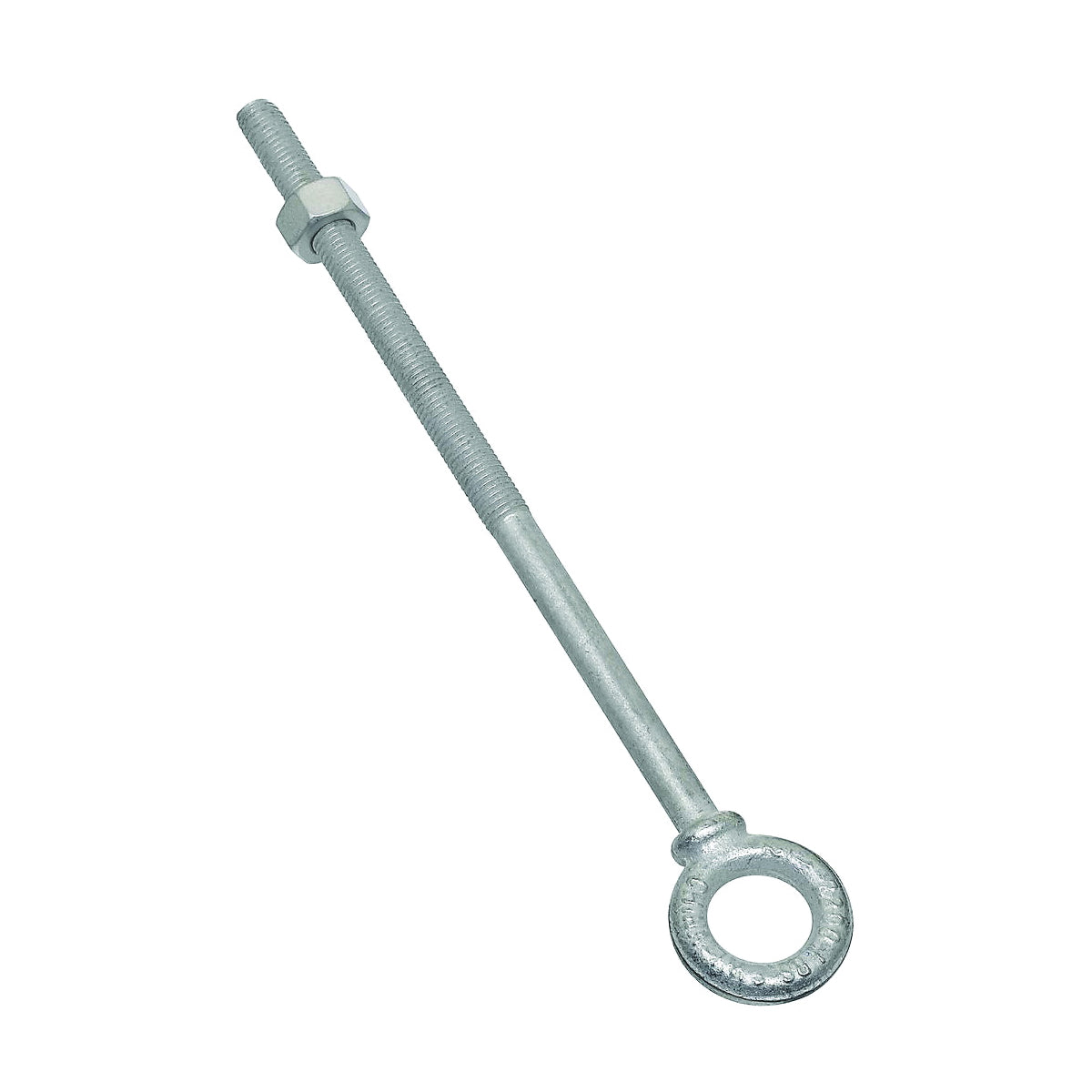 National Hardware N245-183 Eye Bolt, 1/2-13 Thread, 5-7/8 in L Thread, 1 in ID x 1-3/4 in OD Dia Eye, 10 in L Shank