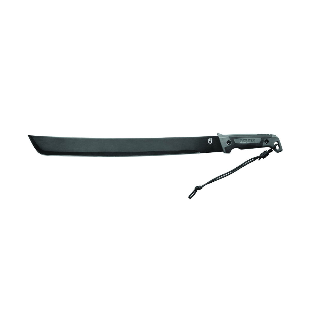 GERBER 31-002848 Bush Machete, Steel Blade, Nylon Handle, Grip Handle, Black Handle, 24 in L