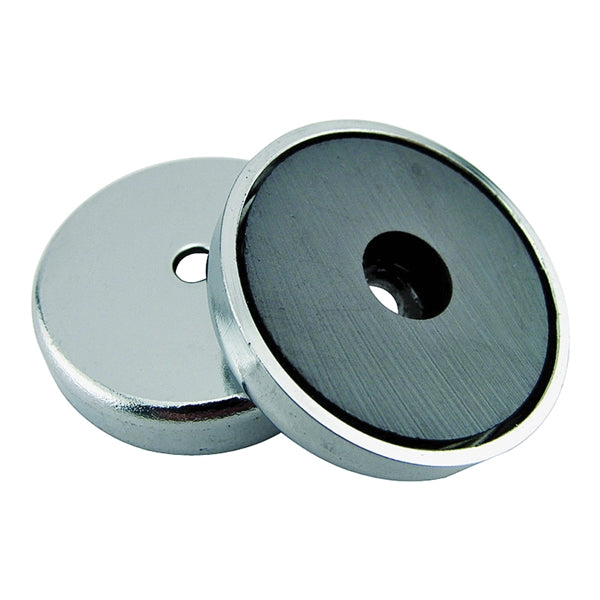 Magnet Source 07217 Round Base Magnet, Ceramic, 0.866 in ID x 2.04 in OD Dia, 0.303 in H