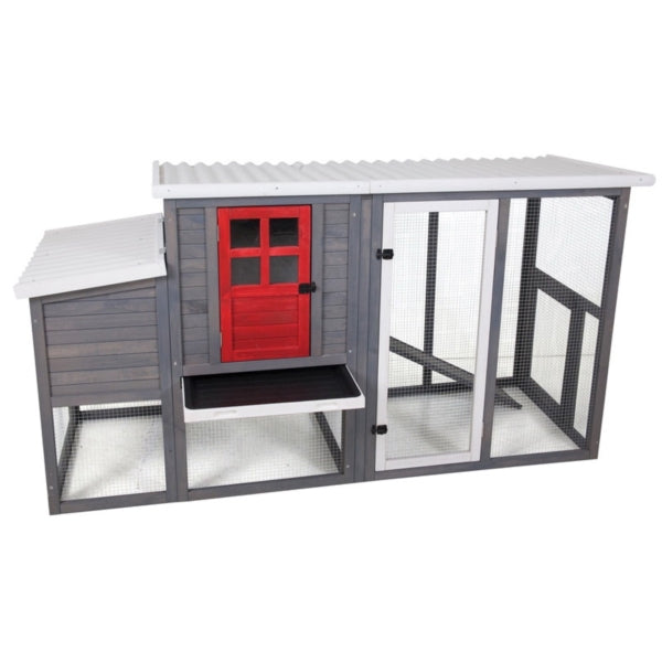 PETMATE 7029293 Hen House Chicken Coop, 41 in H, 78 in W, 4 to 5 Chickens Capacity