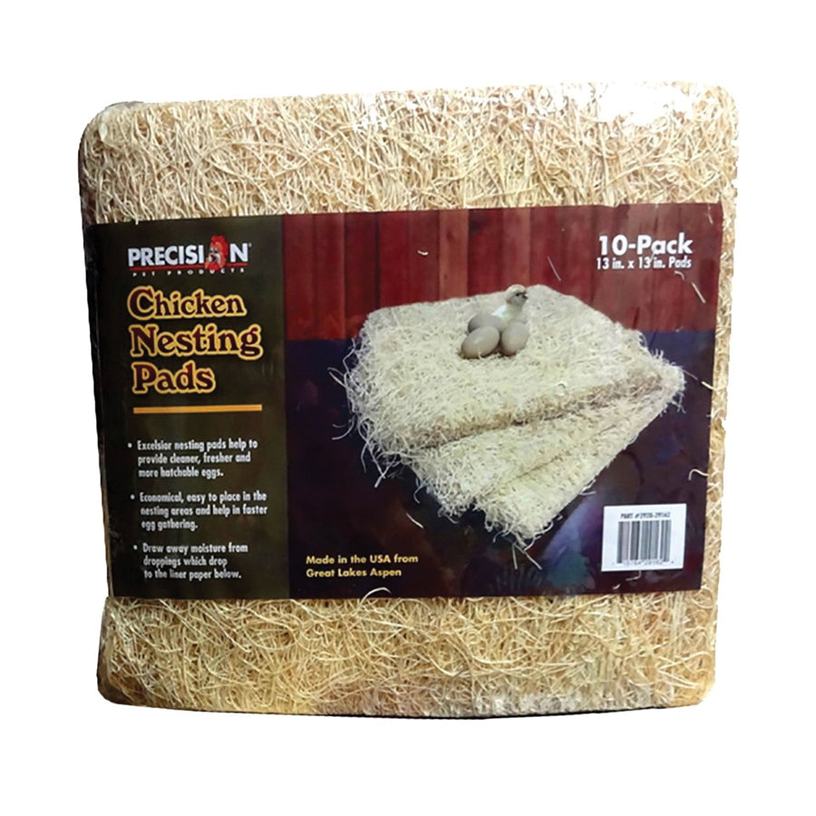 PETMATE 7029285 Poultry Nesting Pad, Wood, Natural