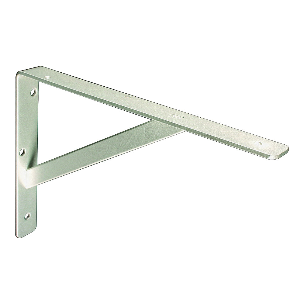 Knape &amp; Vogt 208 TI 300 Shelf L-Bracket, 12 in L, Steel, Titanium