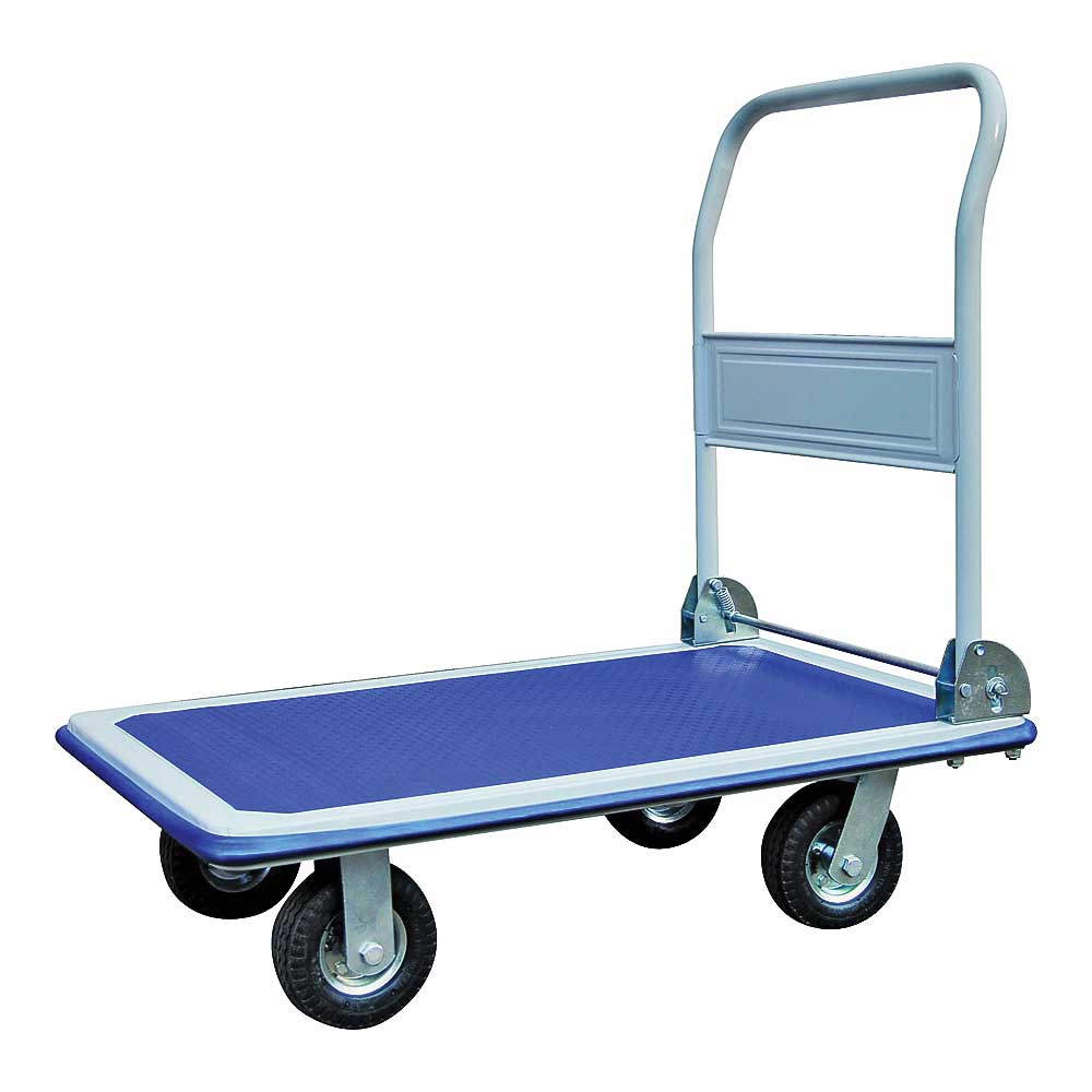 ProSource PH3001GX Platform Cart, 4-Wheel, Pneumatic &amp; Swivel Wheel