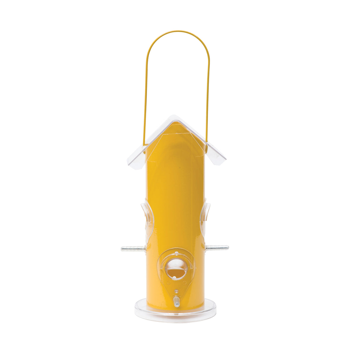 Perky-Pet 390 Wild Bird Feeder, 9-3/4 in H, 0.75 lb, Metal, Yellow, Powder-Coated, Hanging Mounting