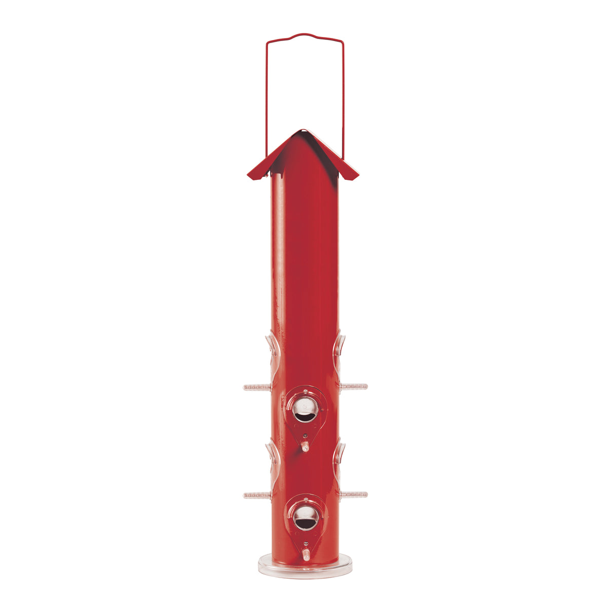 Perky-Pet 392 Wild Bird Feeder, 19 in H, 1.5 lb, Metal, Radiant Red, Powder-Coated, Hanging Mounting