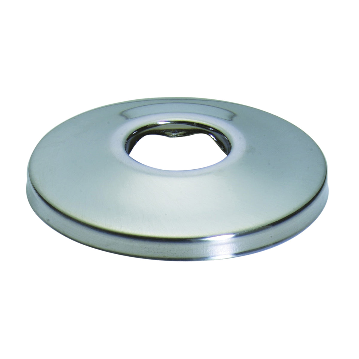 Keeney K91BN Bath Flange, 1/2 in Connection, IPS, Metal, Brushed Nickel