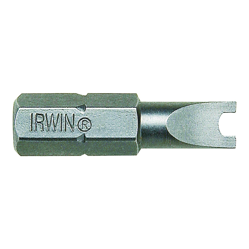 IRWIN 92569 Insert Bit, #10 Drive, Spanner Drive, 1/4 in Shank, Hex Shank, 1 in L, High-Grade S2 Tool Steel