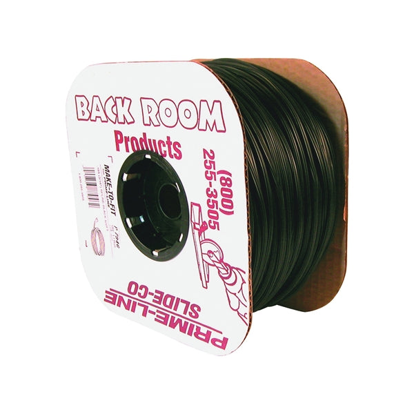 Make-2-Fit P 7946 Screen Retainer Spline, 0.185 in D, 500 ft L, Vinyl, Black, Round