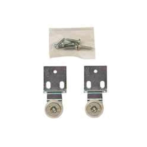 Prime-Line N 6517 Roller Assembly, 3/4 in Dia Roller, 1/4 in W Roller, Nylon/Steel, Silver, 1-Roller, 60 lb