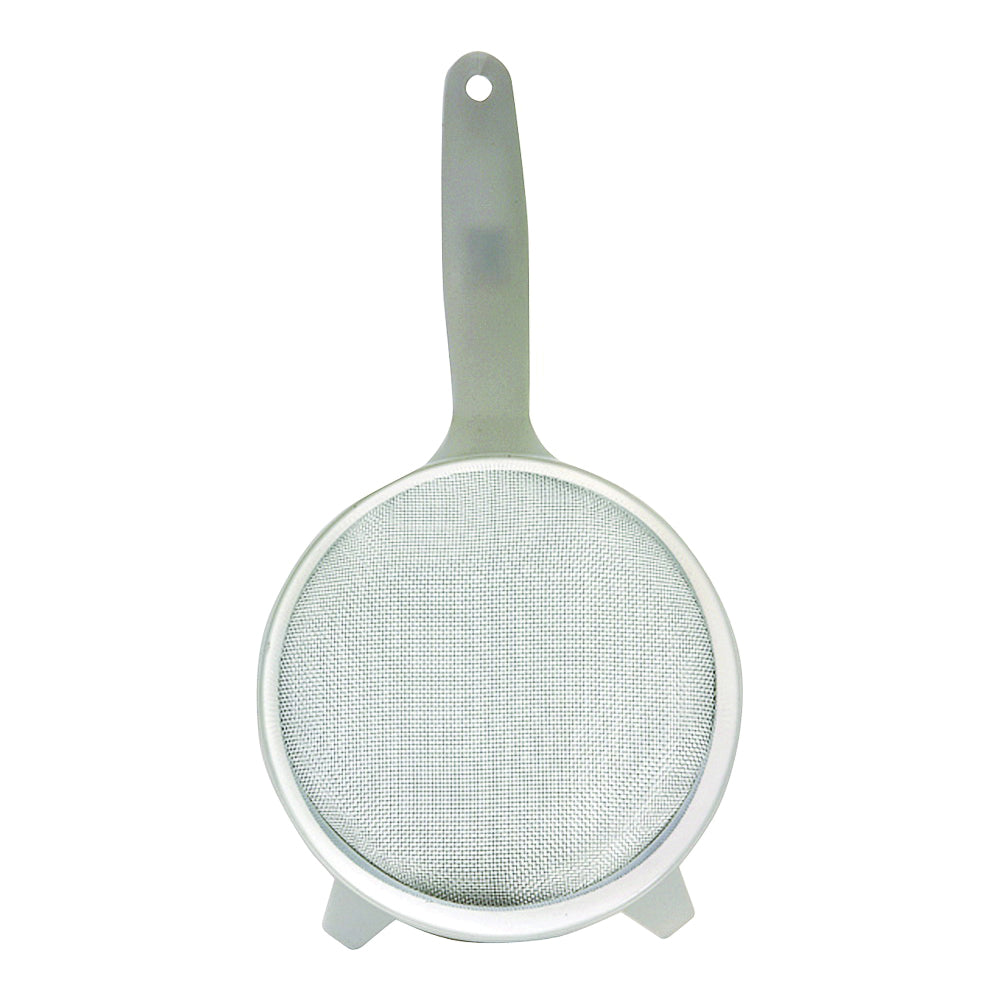 NORPRO 2138 Strainer, Stainless Steel, 8-1/2 in Dia, Plastic Handle