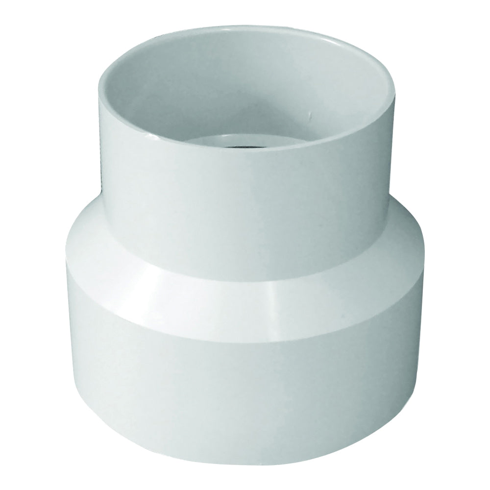 GENOVA 40143 Reducing Coupling, 4 x 3 in, Hub, PVC