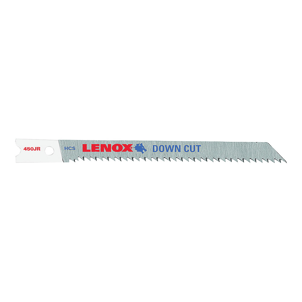 Lenox 20758CT450JR Jig Saw Blade, 5/16 in W, 4 in L, 10 TPI