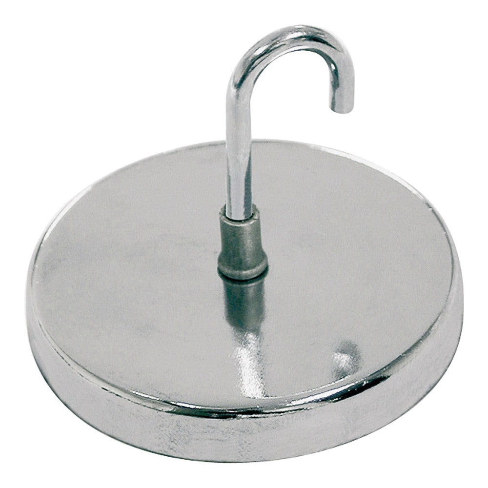 Magnet Source 07218 Magnetic Hook, Ceramic, Chrome, 20 lb