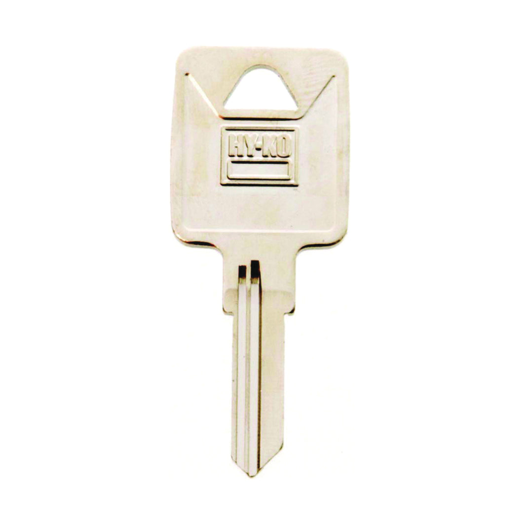 HY-KO 11010TM1 Key Blank, Brass, Nickel, For: Trimark Cabinet, House Locks and Padlocks