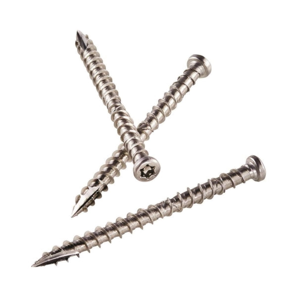 Simpson Strong-Tie S10250DB1 Screw, #10 Thread, 2-1/2 in L, Coarse Thread, Bugle Head, Square Drive, Type 17 Point