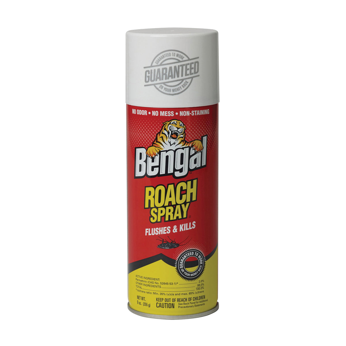 Bengal 92465 Roach Spray, Liquid, Spray Application, 9 oz Aerosol Can