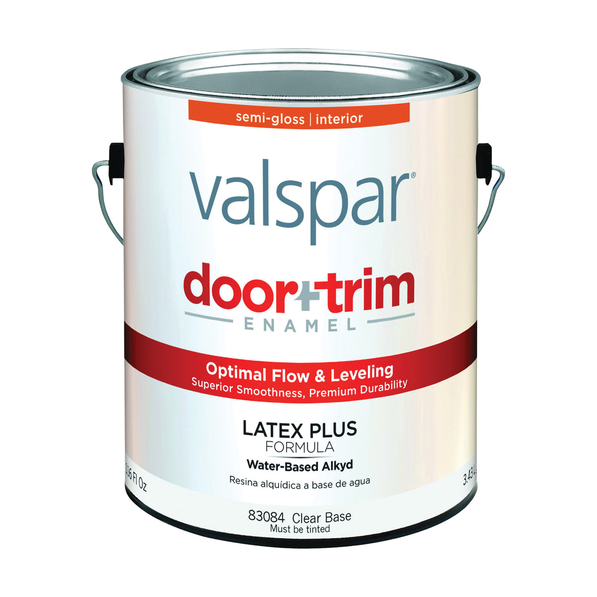 Valspar 83081 Series 045.0083084.007 Door and Trim Enamel, Clear, 1 gal