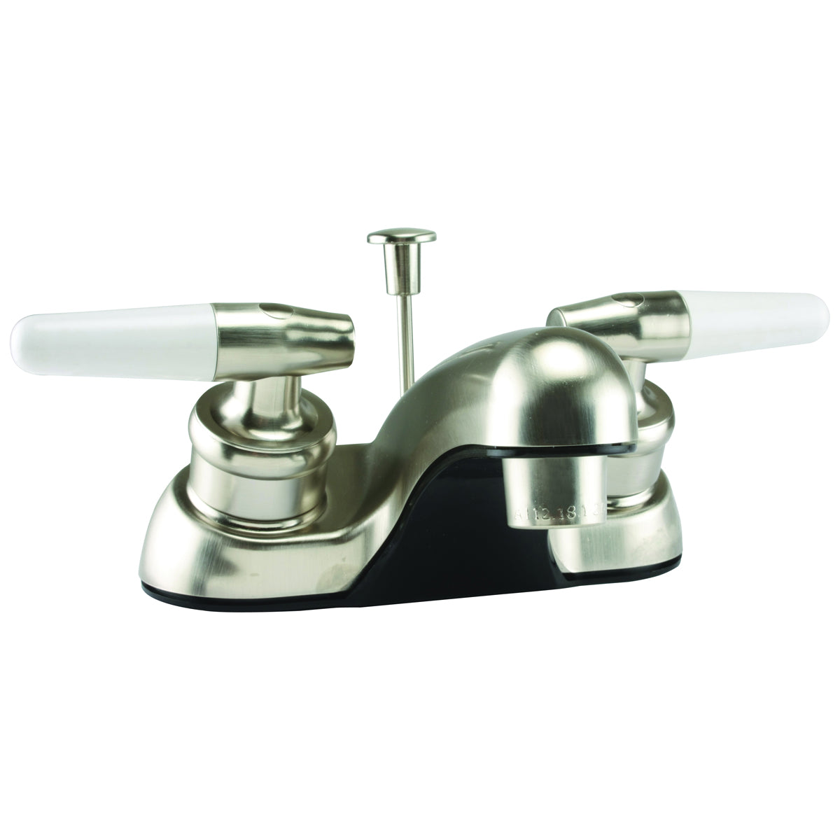 Boston Harbor JY-4212PLQBN Lavatory Faucet, 1.5 gpm, 2-Faucet Handle, Brushed Nickel, Lever Handle