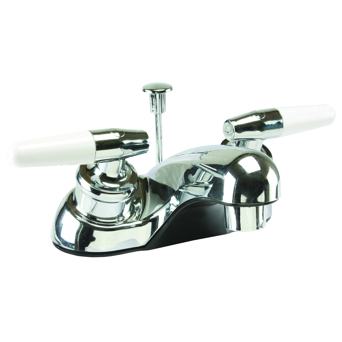 Boston Harbor JY-4212PLQ Lavatory Faucet, 1.5 gpm, 2-Faucet Handle, Chrome Plated, Lever Handle