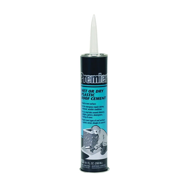 Henry PR350004 Plastic Roof Cement, Black, Paste, 11 oz Cartridge