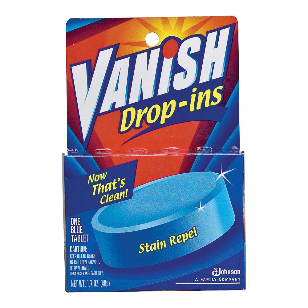 Scrubbing Bubbles DROP-INS 00191 Toilet Bowl Cleaner, 1.7 oz Pack, Solid, Blue